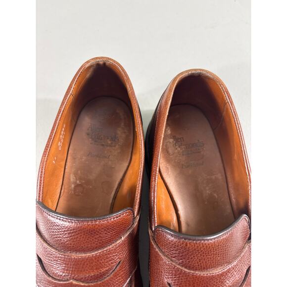 Allen Edmonds Randolph Penny Loafer Shoes Men's Size 11D Brown Leather Slip-On* - Picture 6 of 10